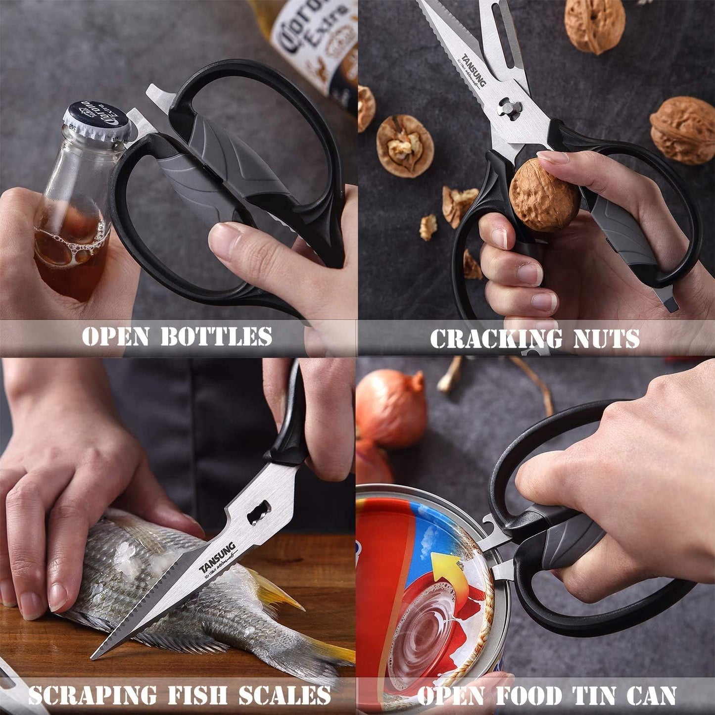 Top Chef 👨🍳 Tijeras de Cocina Multifunción