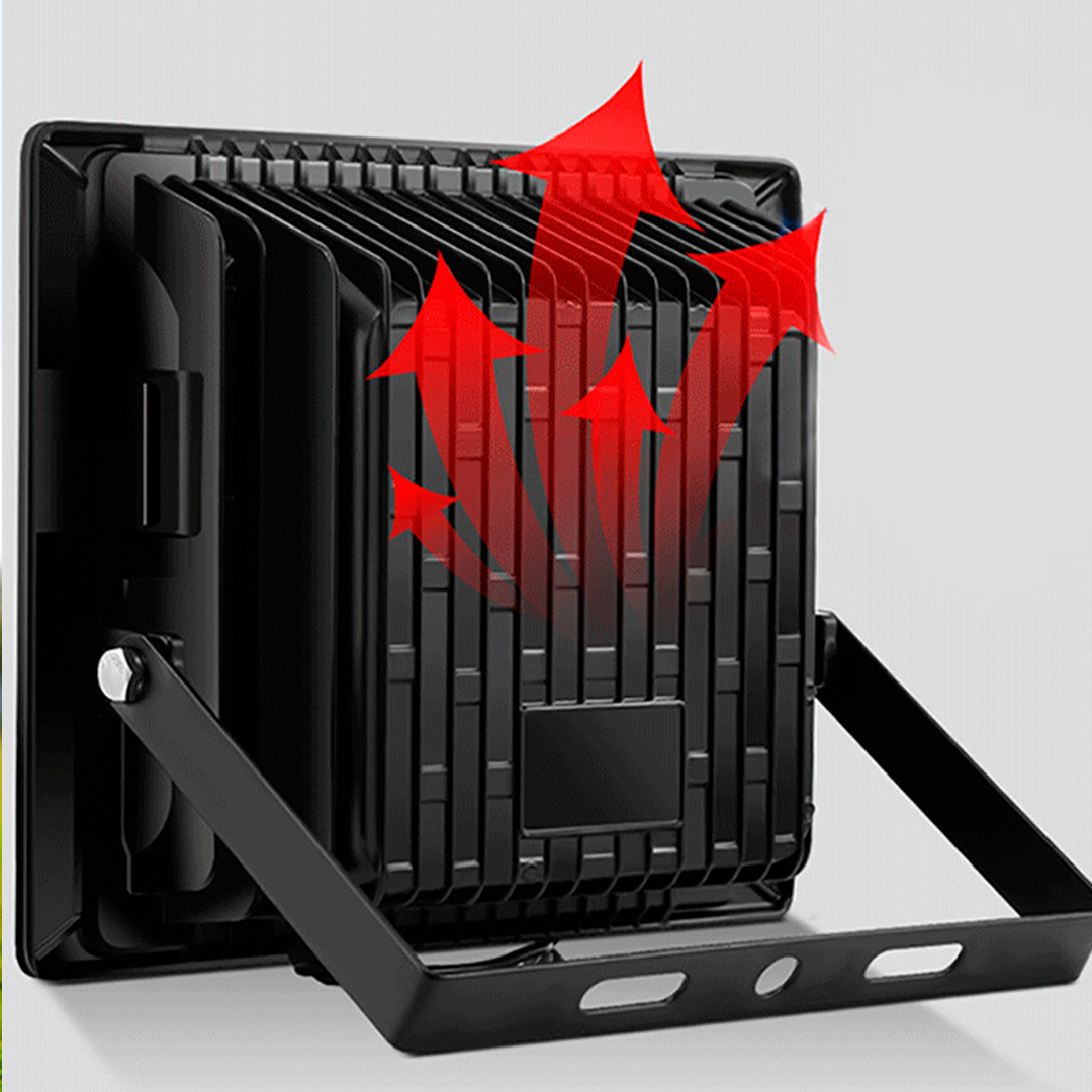 Foco led con plaza solar y sensor de movimiento 400w