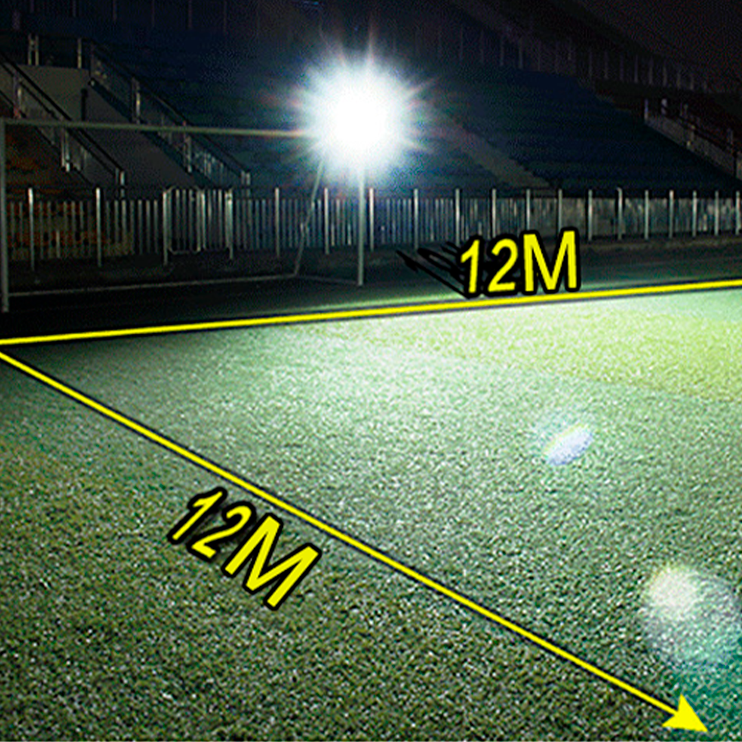 Foco led con plaza solar y sensor de movimiento 400w