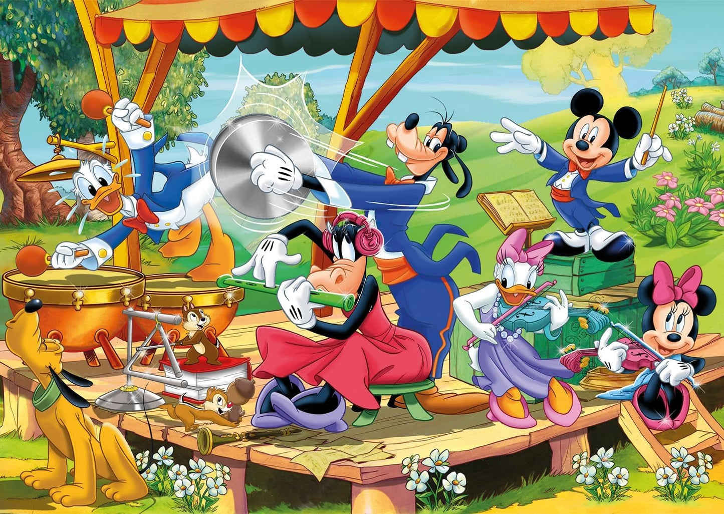 2 Puzzles infantiles de 60 piezas Mickey and Friedns, puzzle infantil a partir de 5 años