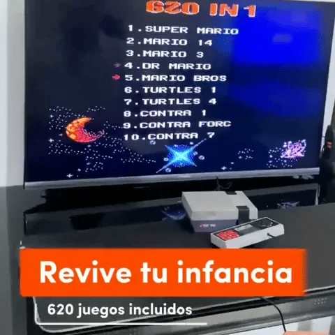 Consola Retro Clásica 620 Juegos